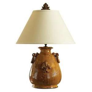  Vietri Rustic Collection Large Amber Lamp Automotive