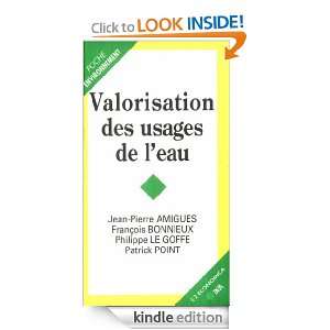 Valorisation des usages de leau (Poche Environnement) (French Edition 