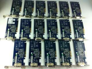 Lot of 17 Silicon Image Add2 Video Cards DVI PCI E PCIe  