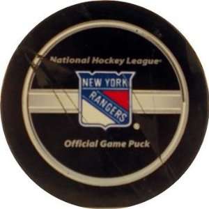 241556   NY Rangers vs. Ottawa Senators 11 17 2008 Game Used Puck (1st 