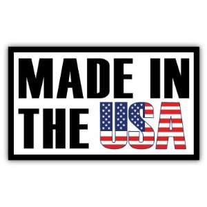  MADE IN THE USA American Patriotic Car Bumper Sticker 
