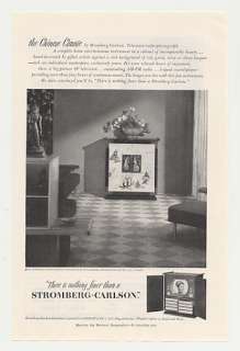 1951 Stromberg Carlson Chinese Classic TV Radio Ad  