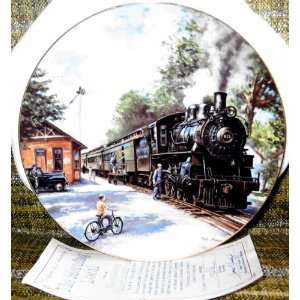 The Morning Local From the Golden Age of American Railroads Plate 