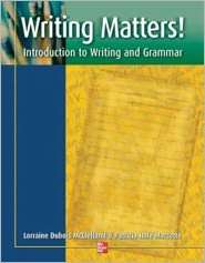 Writing Matters Introduction to Writing and Grammar Student Book 
