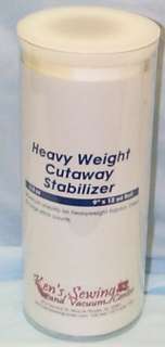 Heavy Cutaway Embroidery Stabilizer New 814027013154  