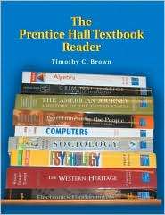 The Prentice Hall Textbook Reader, (013184895X), Tim Brown, Textbooks 