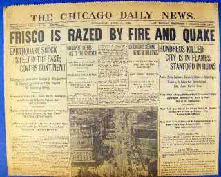 Lot 23 Historic Headline Pages Chicago Daily News Newspaper  