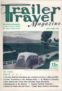 1936 Travel Trailer Magazine & Catalog on CD  