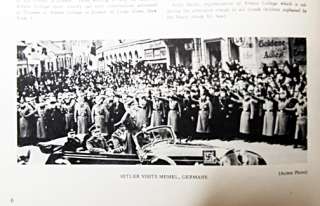Hitler Visits Memel, Germany.