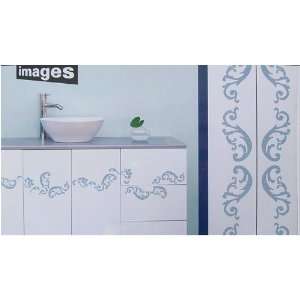 Baroque Volutes Temporary Furniture or Home Stickers Nouvelles Images