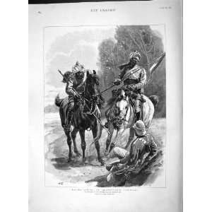   1892 Bombay Military Manoeuvres Soldiers Indian Horses