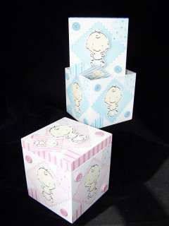 Adorable Baby Boy or Girl Wooden Nursery Box Container w/ Lid   NEW in 