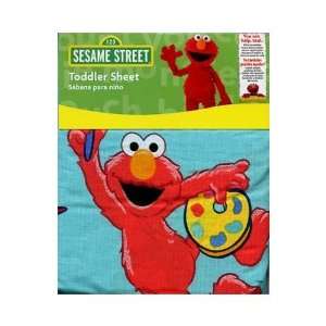  Sesame Street Elmo Time To Learn Toddler or Crib Fitted 