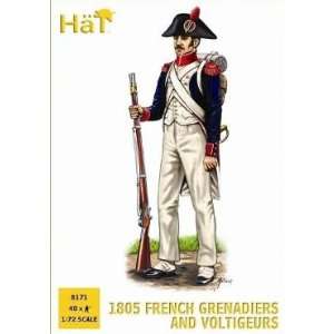    1805 French Grenadiers & Voltigeurs (48) 1/72 Hat Toys & Games