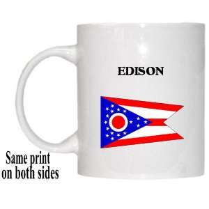  US State Flag   EDISON, Ohio (OH) Mug 