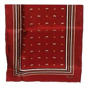  New York Stock Exchange Red Silk Oblong Scarf Everything 