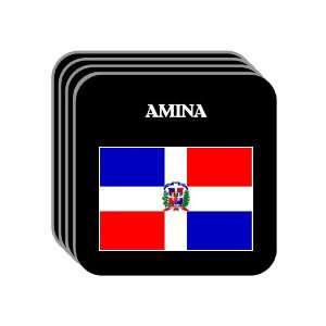  Dominican Republic   AMINA Set of 4 Mini Mousepad 