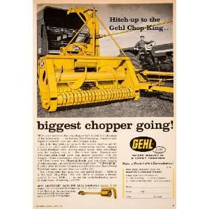 Gehl Chop King Brothers Manufacturing West Bend Wisconsin Farming Farm 