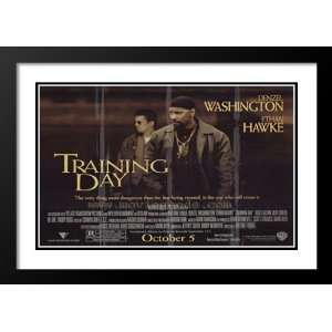 Training Day 20x26 Framed and Double Matted Movie Poster   Style D 