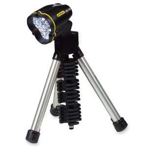 BOS95112W   Tripod Flashlight,11H,Weather Resistant,2 Positions,Black