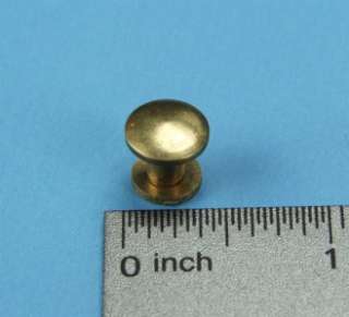 16 Brass Chicago Screw Stud for Slings Ammo Pouches Holster Belt 