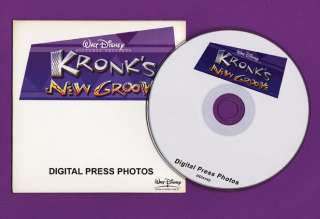 Walt Disney KRONK’S NEW GROOVE Press CD with 14 Images  