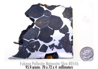Pallasite Meteorite Gem Olivine Nickel Fe Fukang #0546  