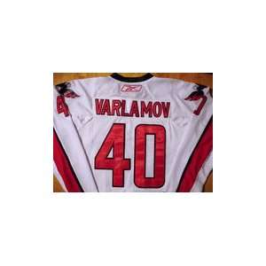  Semyon Varlamov Capitals Signed Autographed Stitched 
