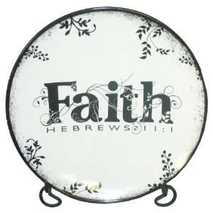  Faith Hebrews 111 Ceramic Plate with Stand