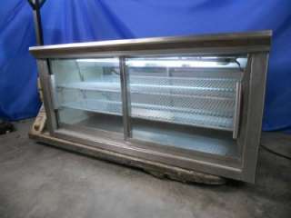   REFRIGERATED PIE DISPLAY CASE COOLER WALL MOUNT OR COUNTER TOP  