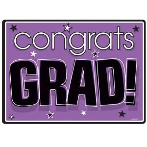  Lets Party By Amscan Congrats Grad Purple Graduation Cutouts 