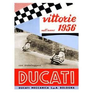  Vittorie 1956 Bologna GP Giclee Poster Print, 24x32