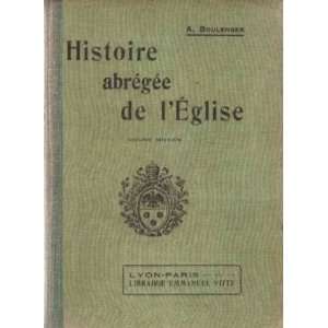  Histoire abrégée de lEglise, cours moyen, 4e edition 