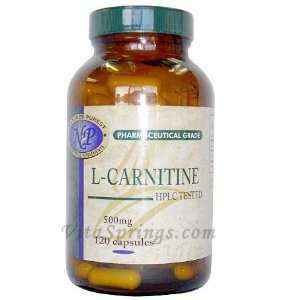  L Carnitine (L Carnitine Tartrate) 500mg 120 Capsules 