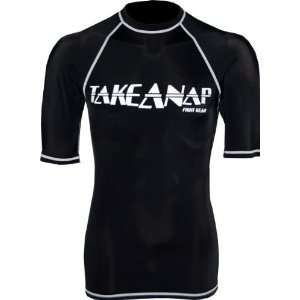  Take A Nap Logo Black MMA Rash Guard (SizeXL) Sports 