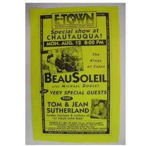  Beausoleil Tom and Jean Sutherland Handbill Poster The 