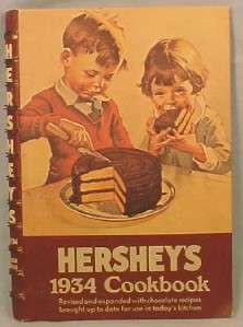1971 Issue HERSHEYS 1934 COOKBOOK Chocolate Recipes  