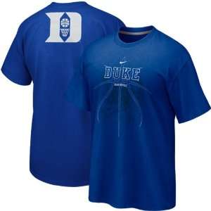  Nike Duke Blue Devils Duke Blue Walk On Basketball T shirt 
