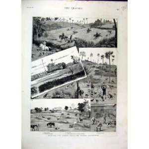   1885 Hunting Jackal Bombay Foxhounds Andheri Railway
