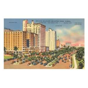  Biscayne Boulevard, Miami, Florida Travel Premium Poster 