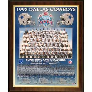  1992 Dallas Cowboys NFL Football Super Bowl 27 XXVII 