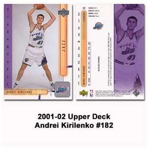  Burbank Sportscards Utah Jazz Andrei Kirilenko 2001 02 