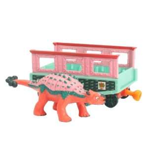  Dinosaur Train Eugene Euoplocephalus with Train Car 