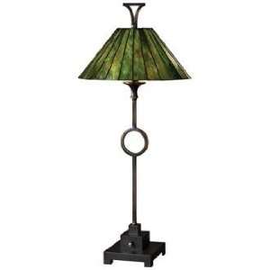  Uttermost Viridiana 2 Light Tiffany Style Shade Table Lamp 