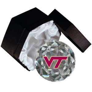  Virginia Tech Logo High Brilliance Diamond Cut Glass 