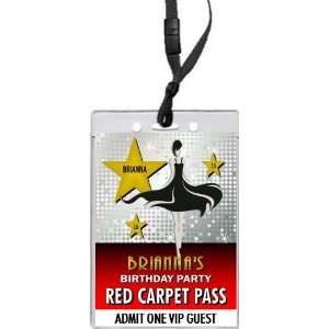   Step and Repeat Red Carpet VIP Pass Invitation