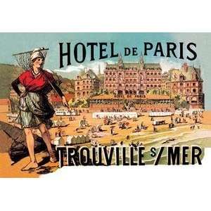  Vintage Art Hotel de Paris Trouville sur Mer   04234 6 