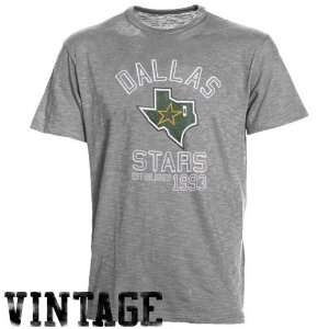   47 Brand Dallas Stars Ash Baseline Vintage T shirt