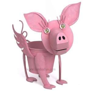  Myrtle the Flying Pig Planter Patio, Lawn & Garden