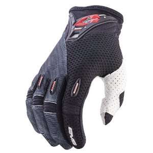  EVS Sports Atom Gloves (Black, Large) Automotive